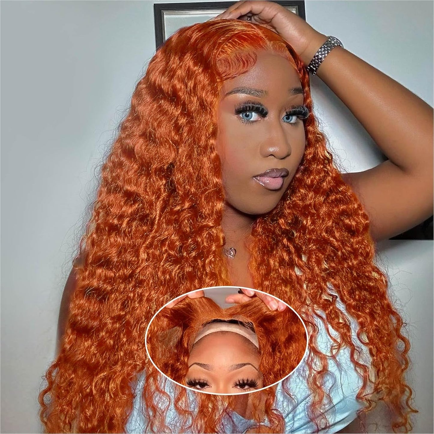 Curly BOB Wig Human Hair 200 Density Deep Wave for Women