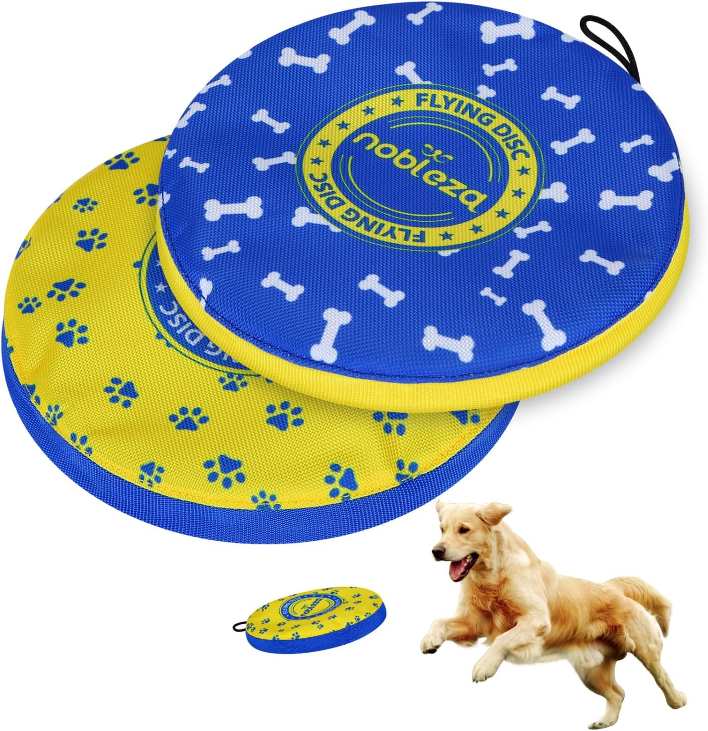 Nobleza Floatable Dog Flying Disc Set