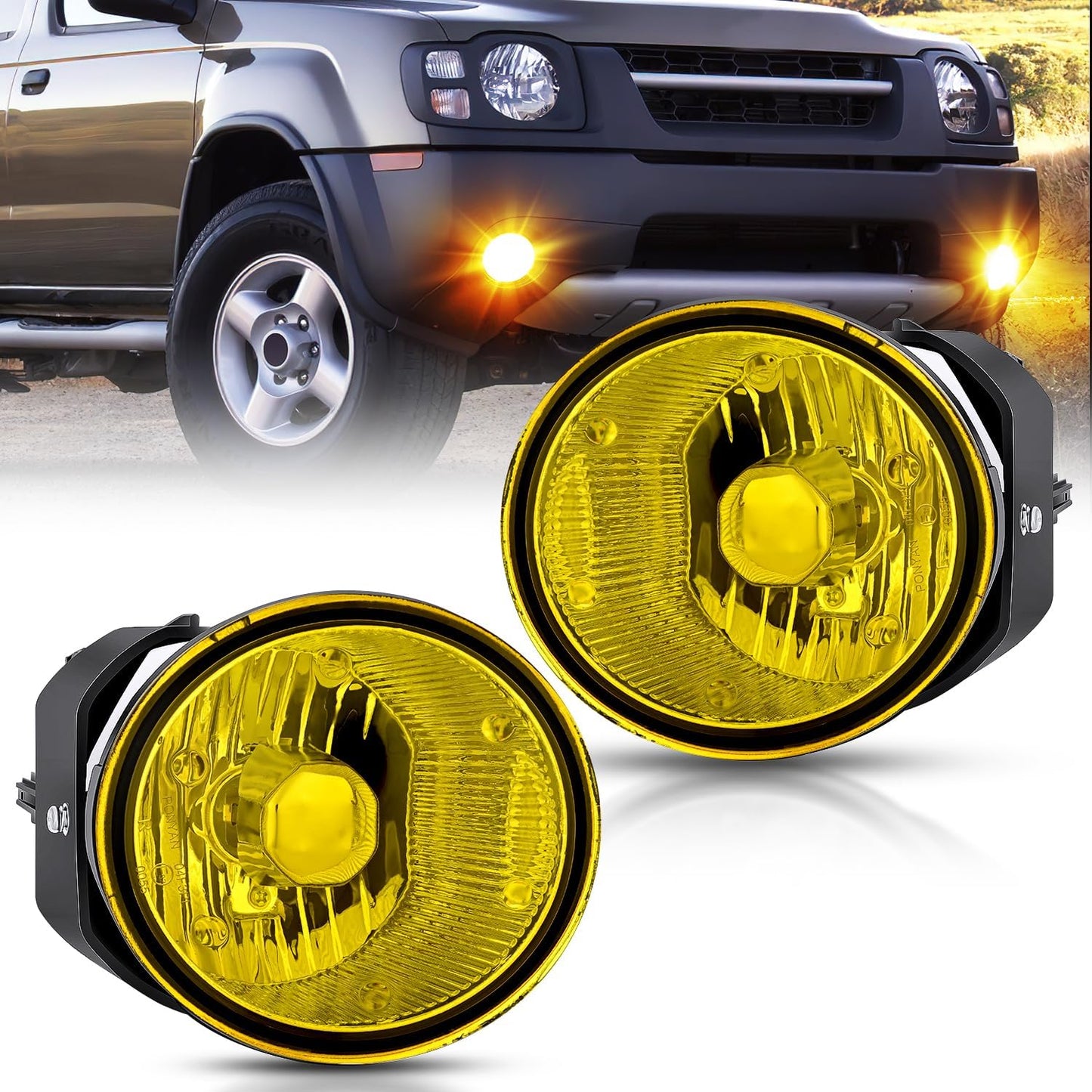 Nilight Fog Light Assembly for Nissan Maxima and Sentra Models