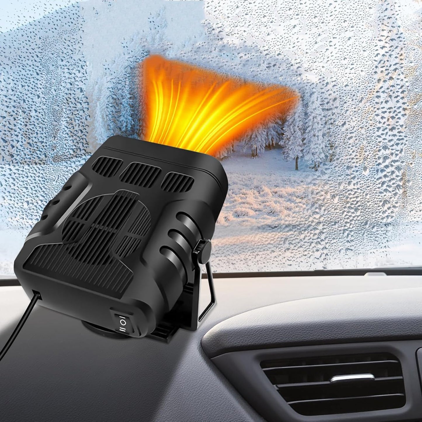 Lyklasse 12V Car Heater- Defrost & Defog in Seconds!