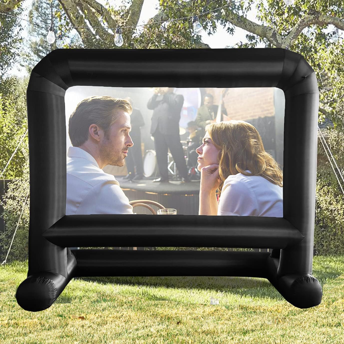 HuaKastro 14 FT Inflatable Projector Screen for Outdoor Fun