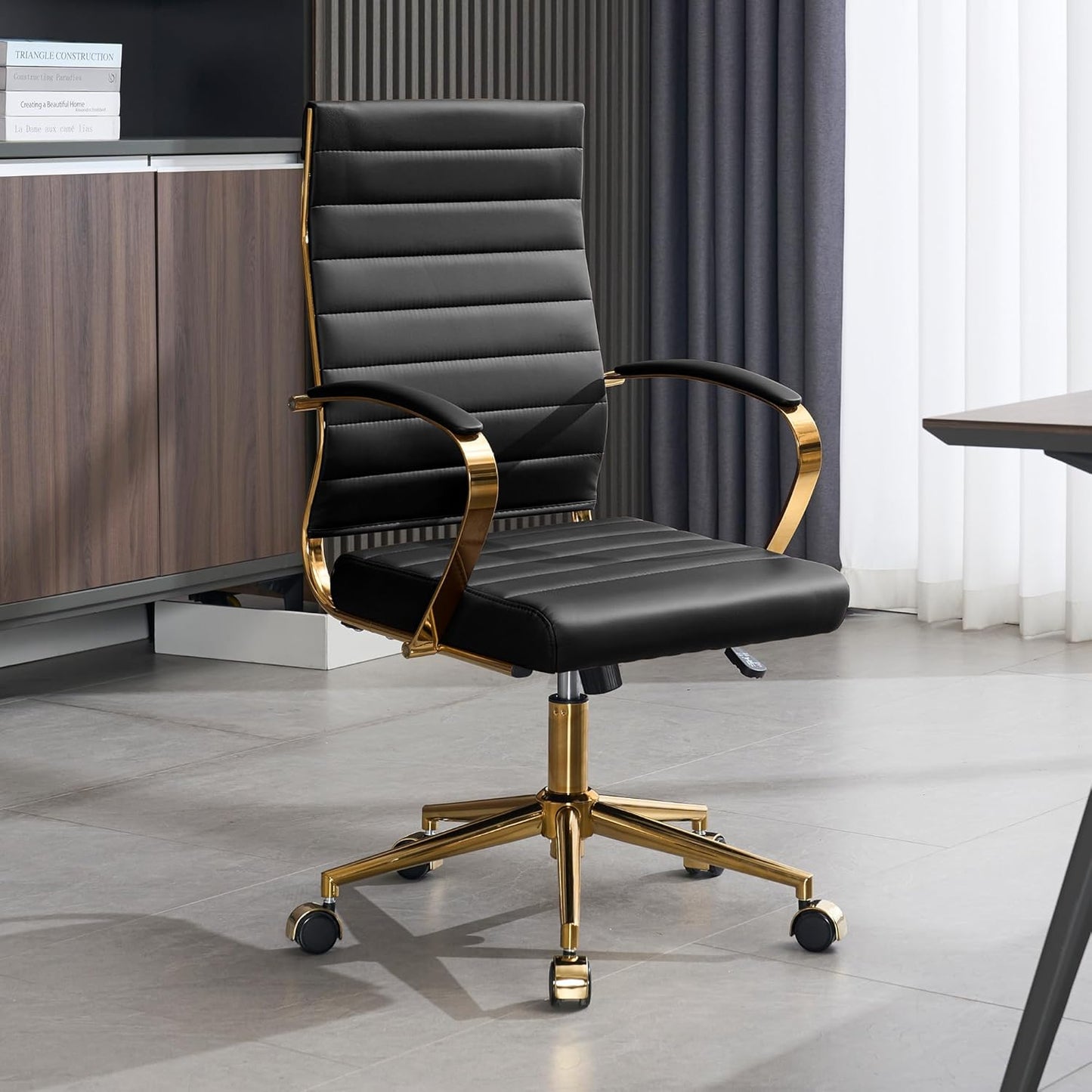Golden Ergonomic Swivel Chair by Okeysen