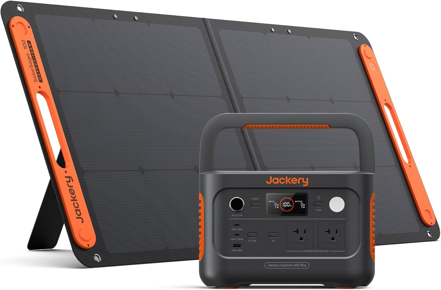 Jackery Solar Generator 600 Plus: 1-Hr Fast Charge