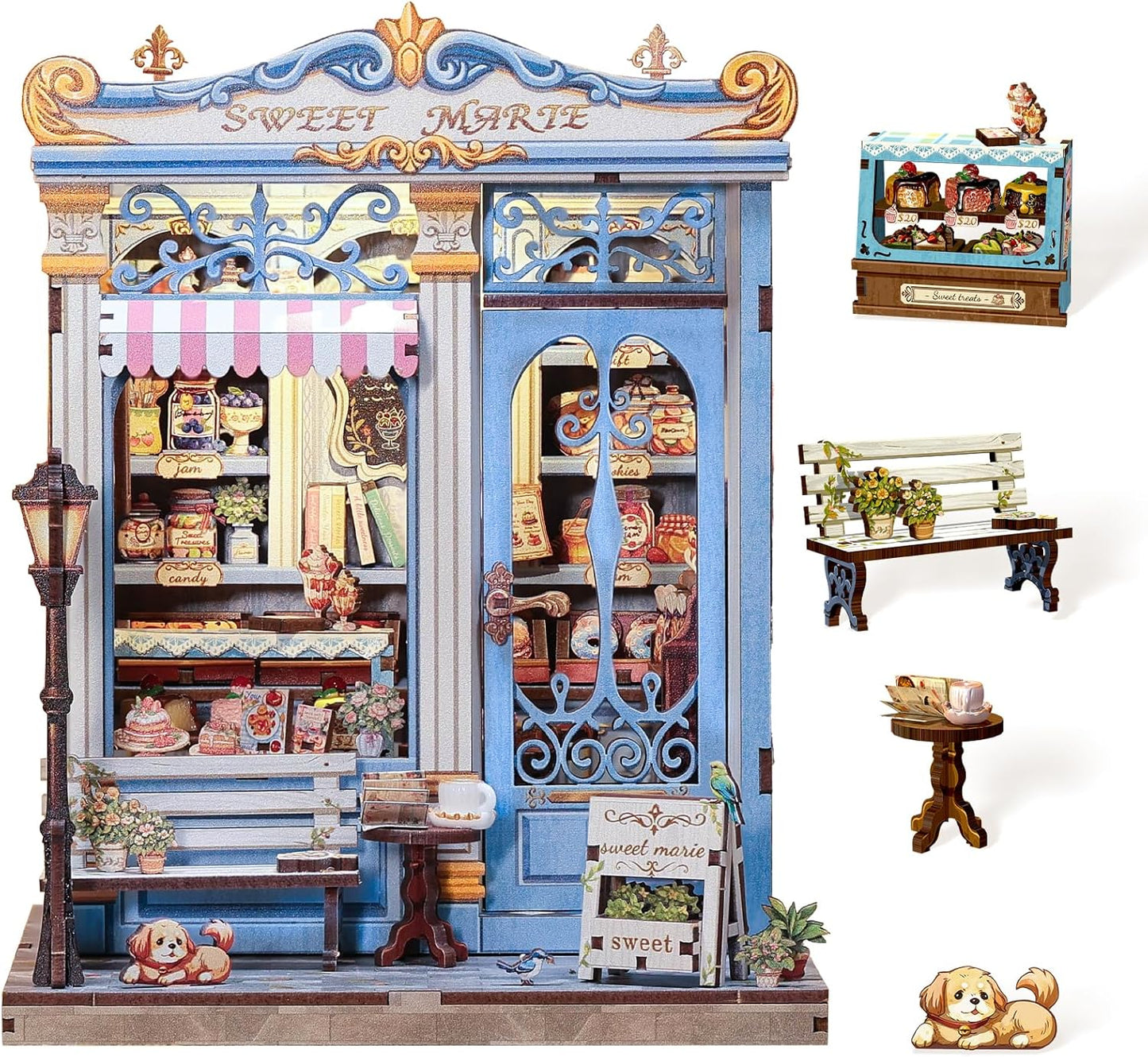 Cutefun Book Nook Kit - DIY Miniature House for Creative Minds