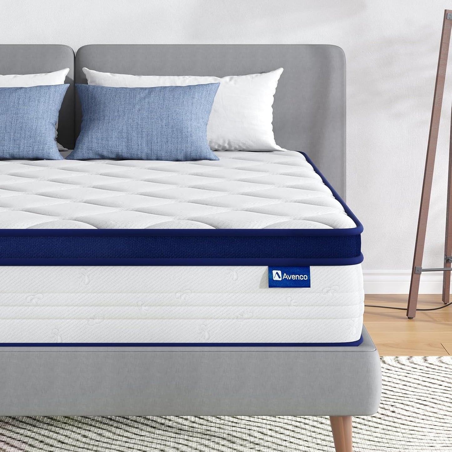 Avenco King Size Mattress: 12 Inch Hybrid Comfort Foam Design