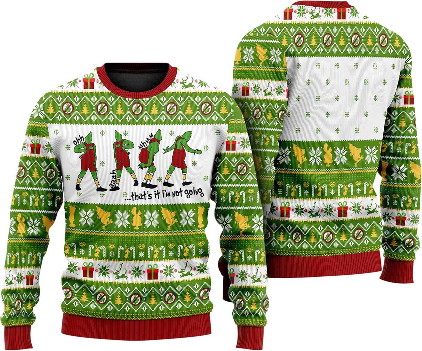 Cozy Holiday Chic - Ugly Christmas Sweater Set
