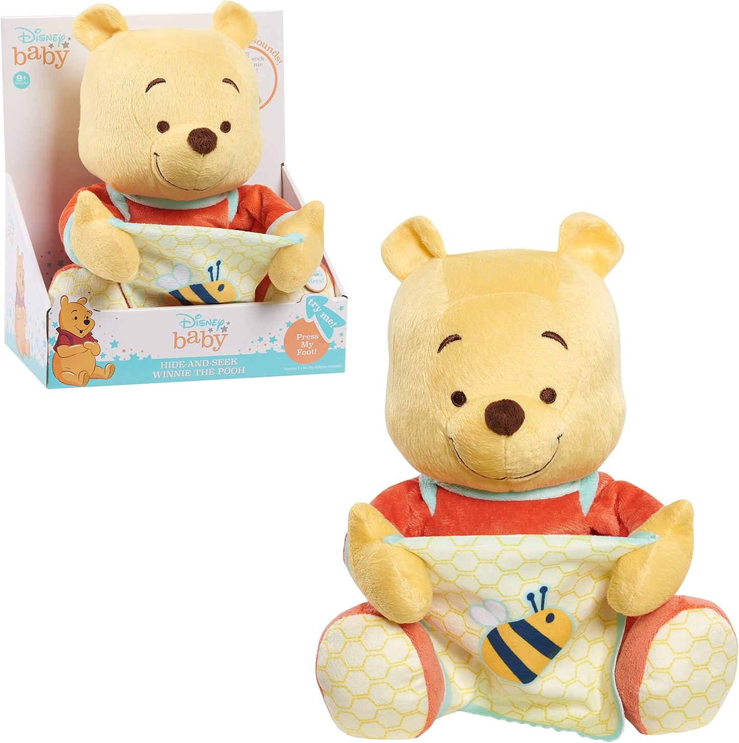 Interactive Disney Baby Winnie The Pooh Plush by Just Play