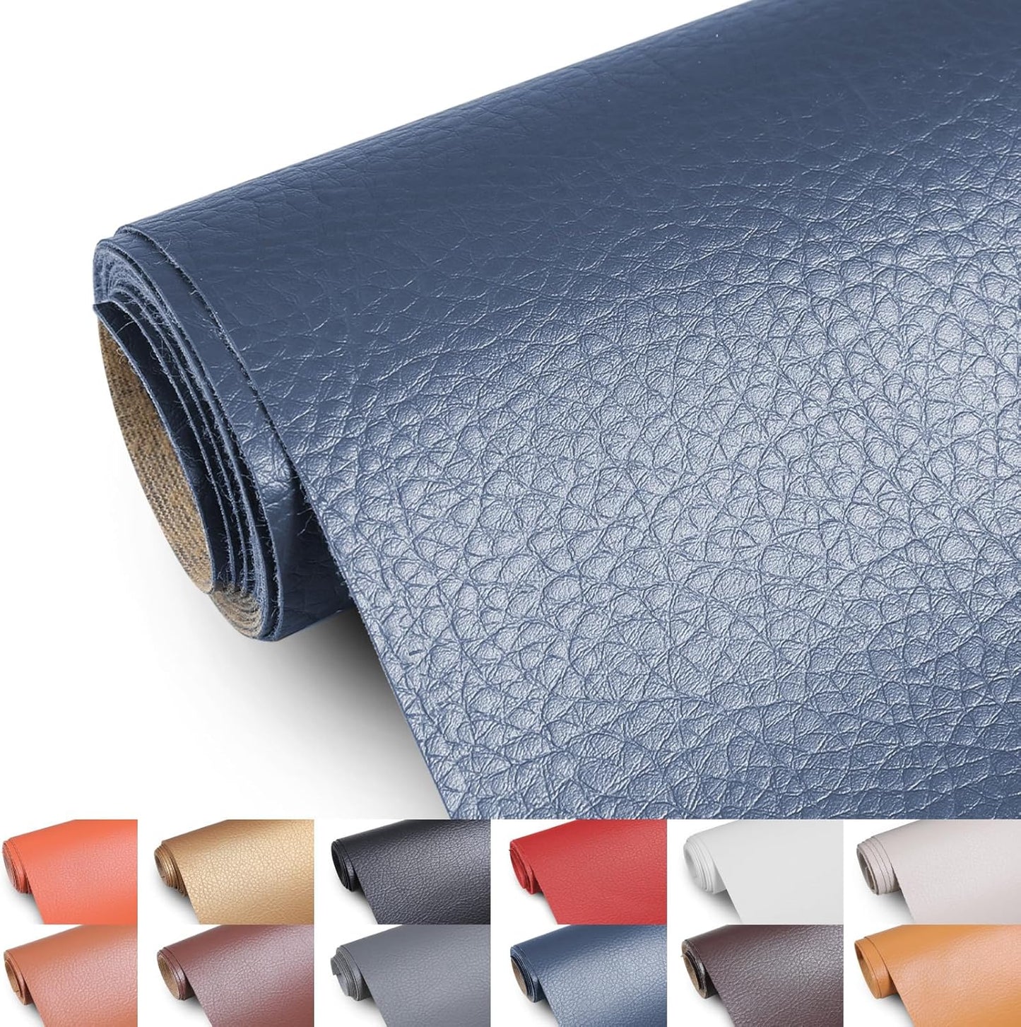 Faux Leather Fabric for Upholstery and Crafts, 55in Wide