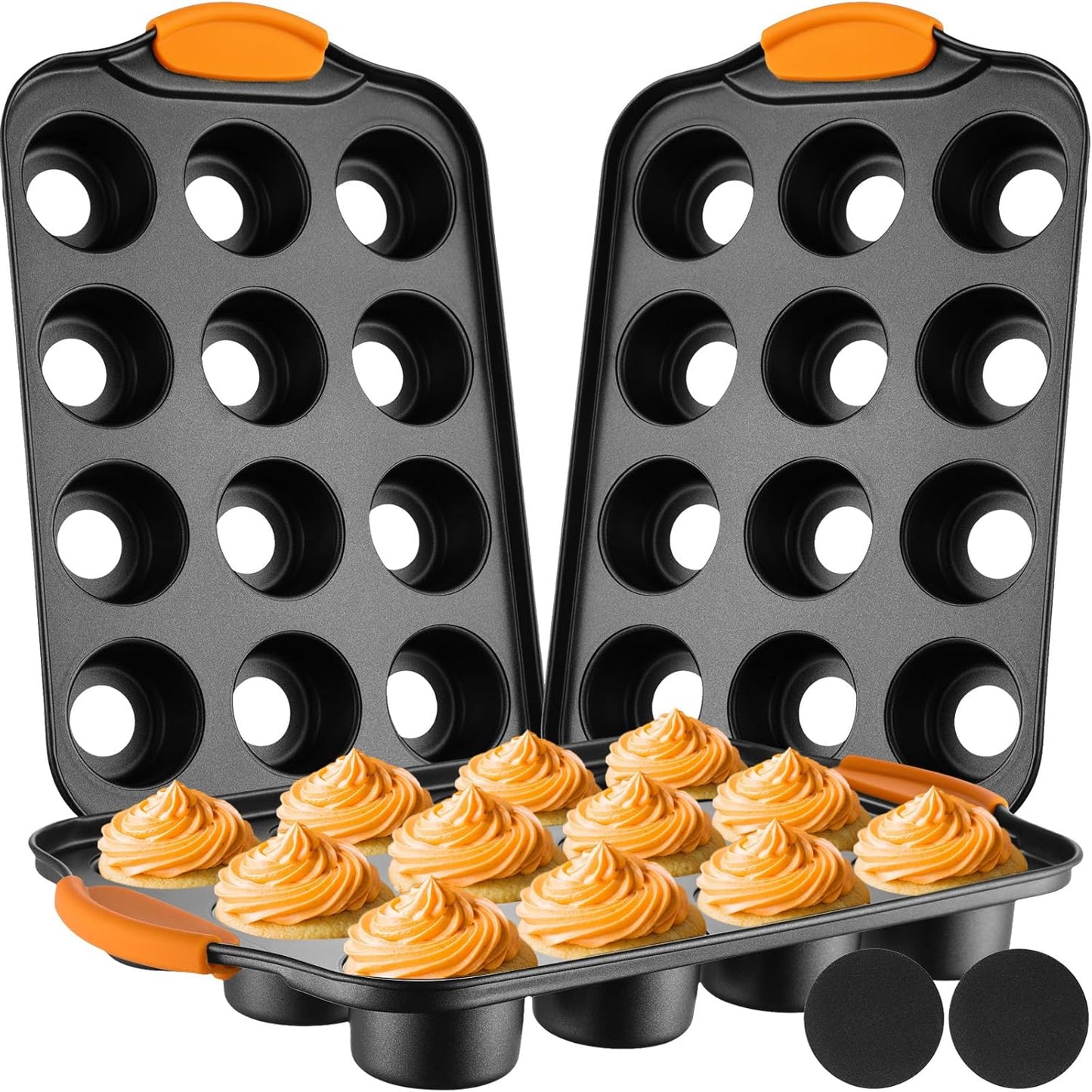 Mini Cheesecake Pans with Removable Bottoms for Easy Baking