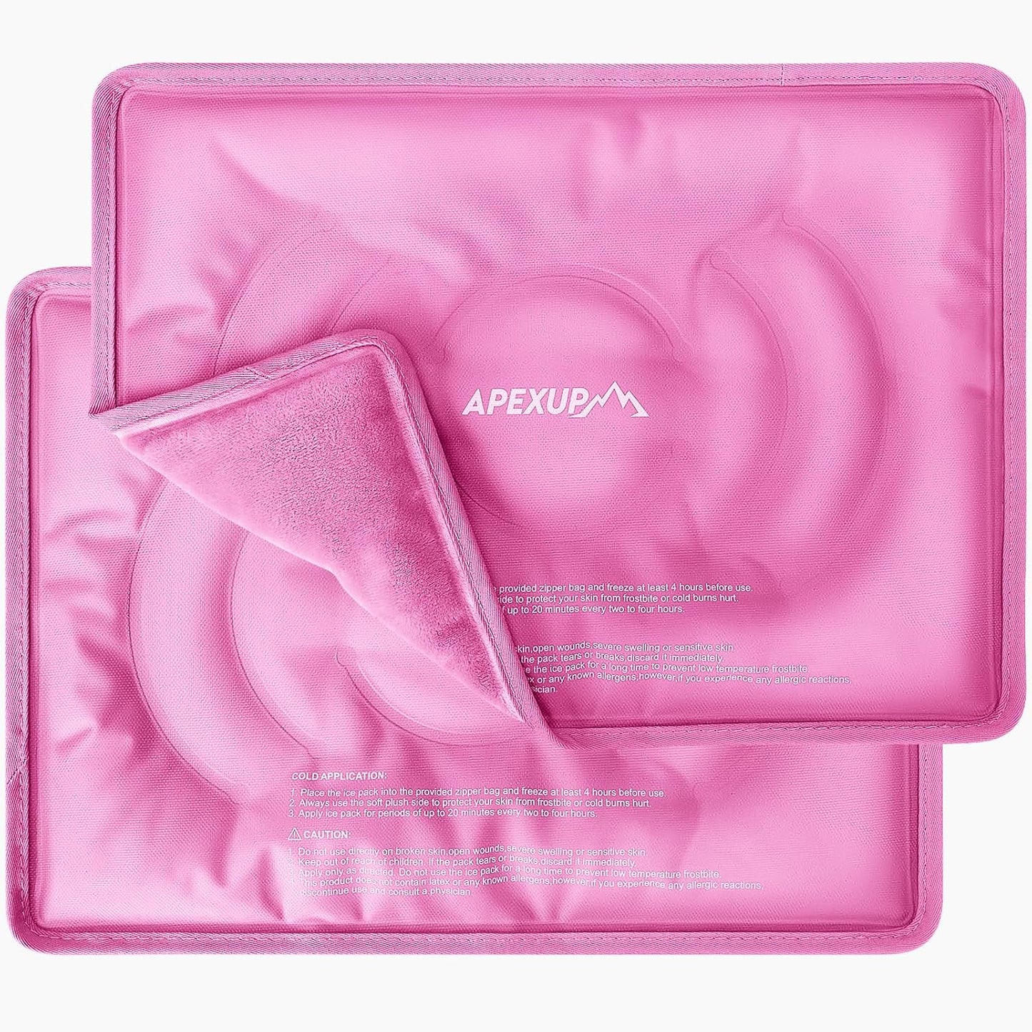 APEXUP Gel Ice Packs for Injuries - Reusable Cold Therapy Packs
