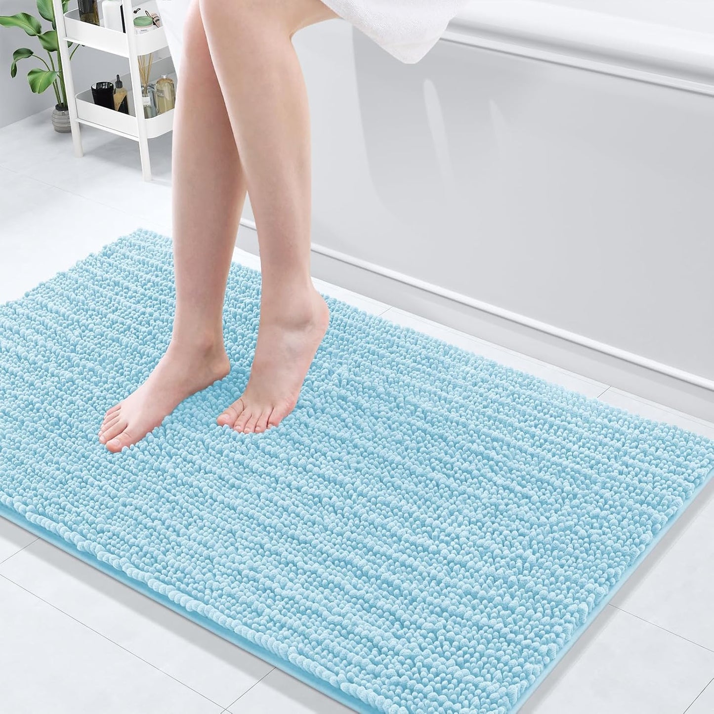 Arotive Luxury Chenille Bathroom Rug Mat for Ultimate Comfort