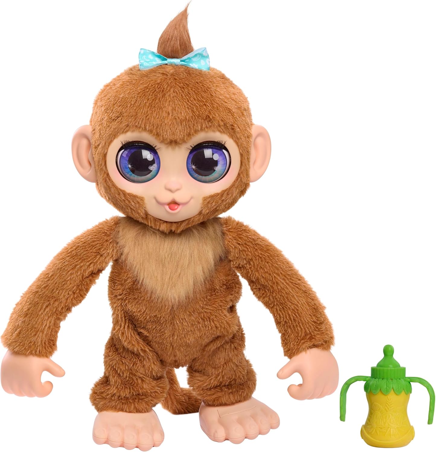 Interactive 15-inch Plush Monkey Toy for Kids 4+ | Just Play