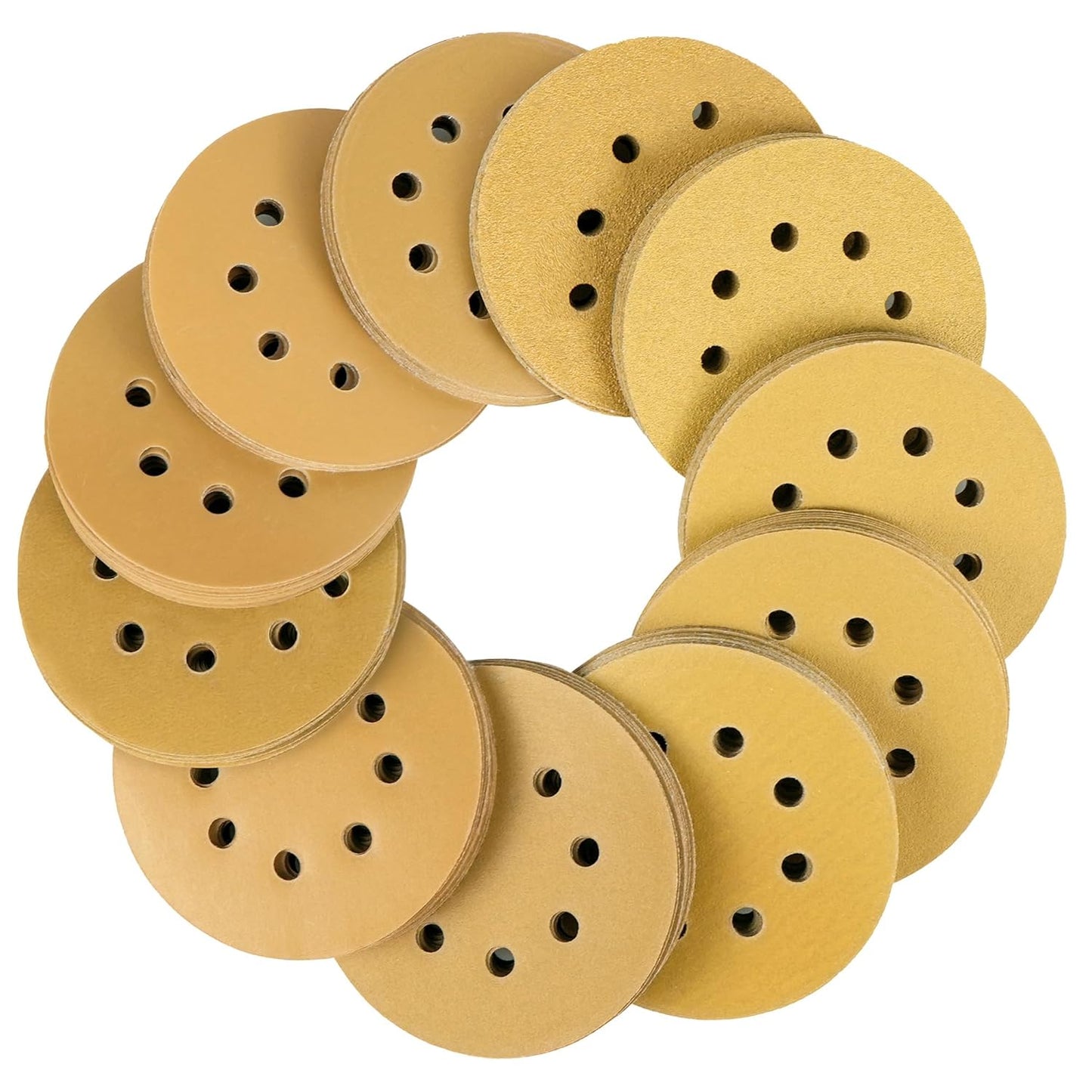 110PCS 5 Inch Sanding Disc Assortment