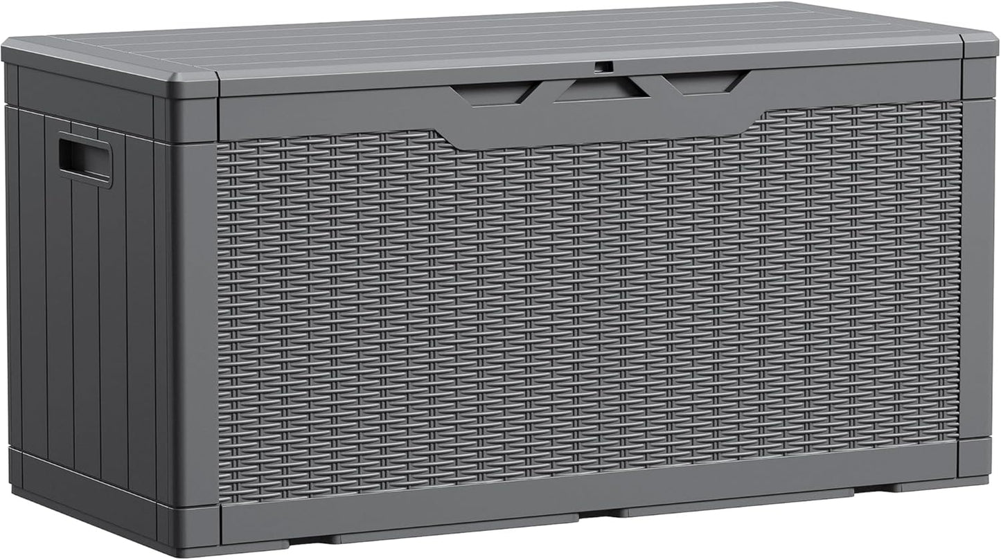 Devoko 100 Gallon Waterproof Resin Deck Box for Storage Needs
