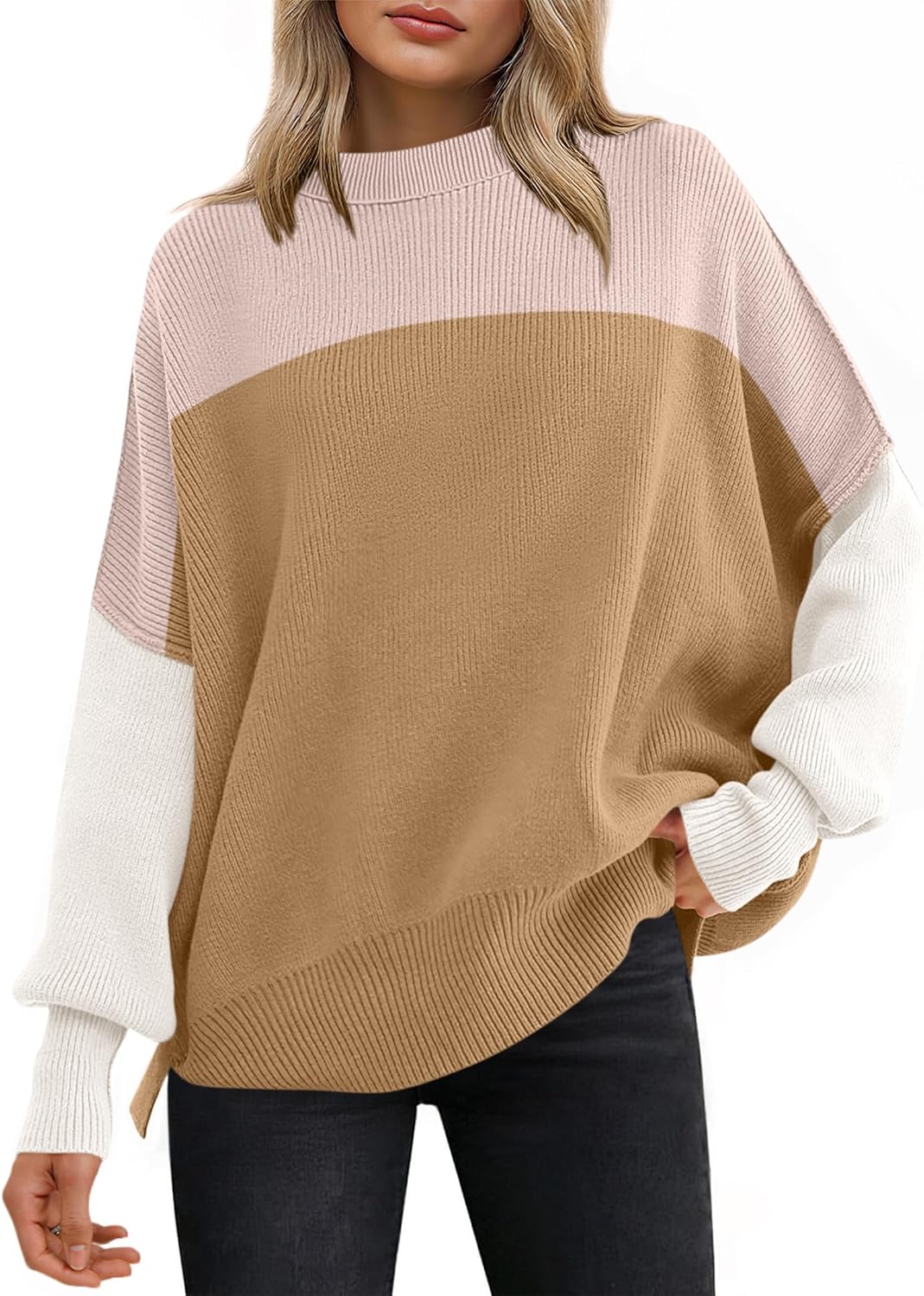 Oversized Sweaters for Women: Batwing Long Sleeve Fashion Top