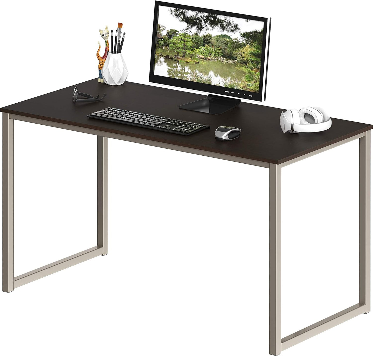 SHW Mission 40-Inch Home Office Computer Desk for Small Spaces