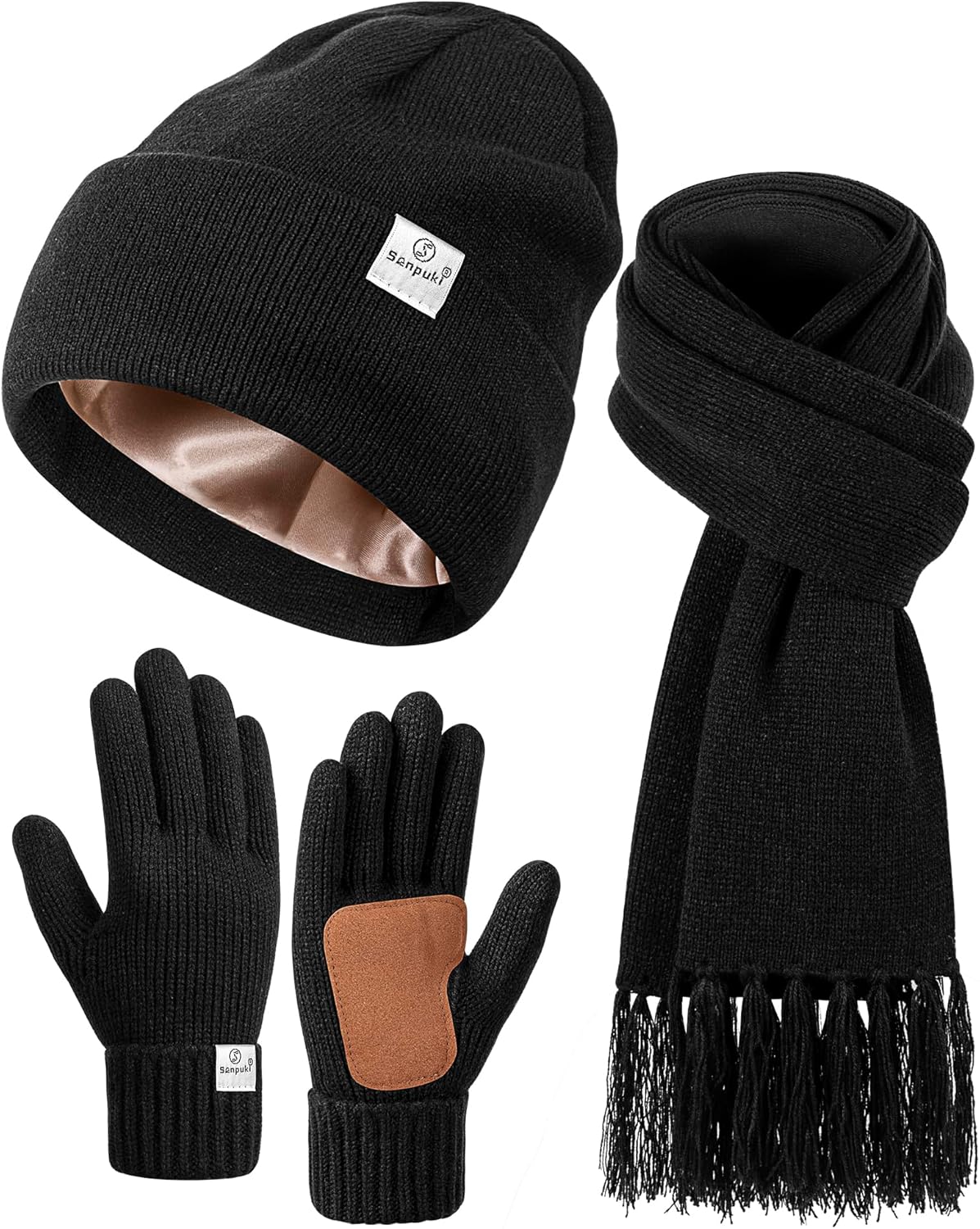 SENPUKI Satin Lined Winter Set - Fashionable & Warm