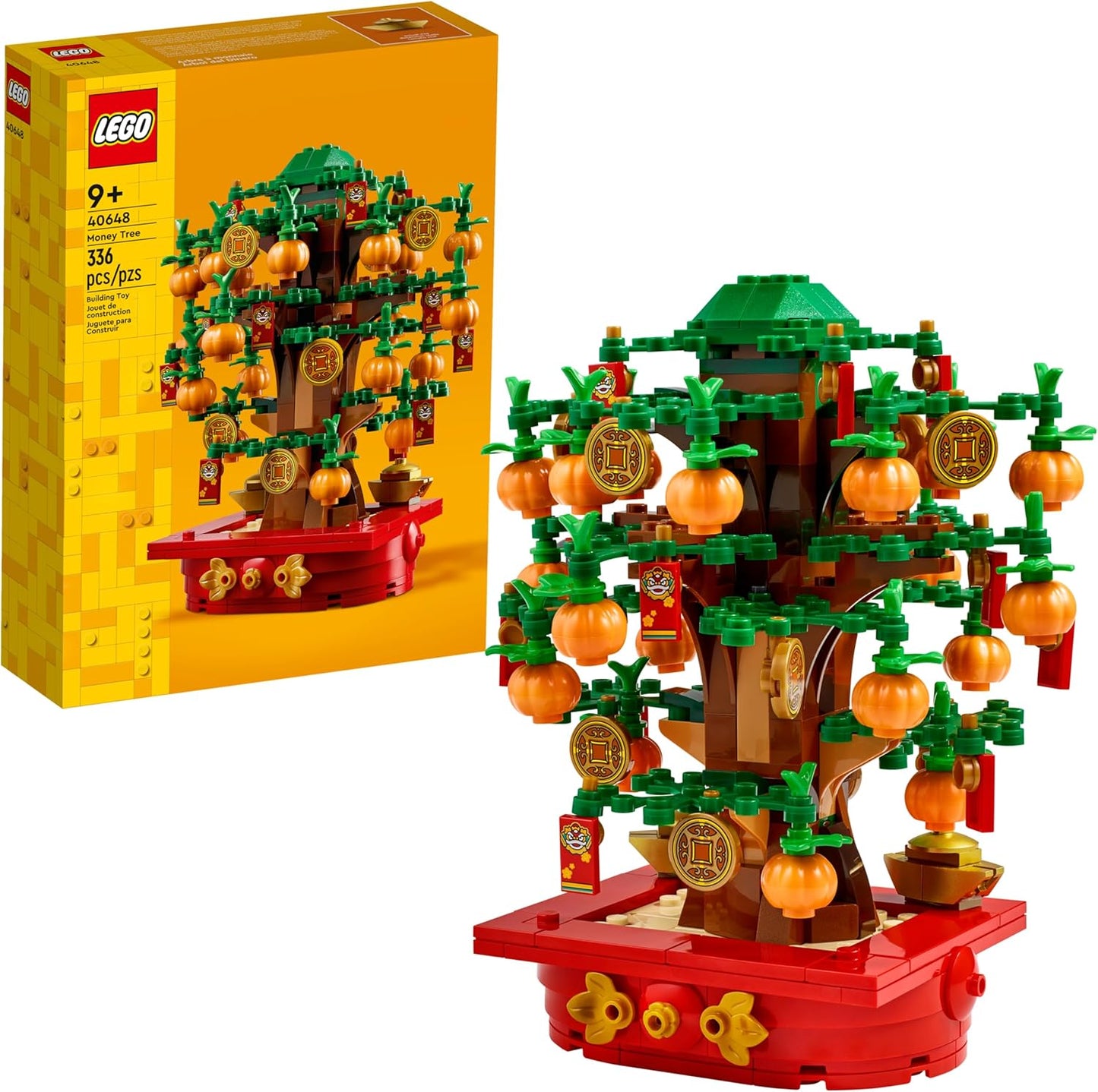 Lunar New Year LEGO Money Tree - Educational Chinese Culture Toy