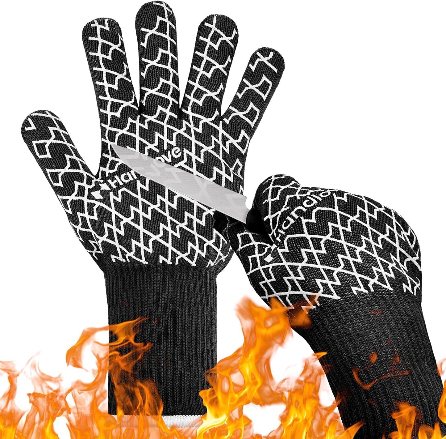 Fireproof BBQ Gloves - Ultimate Protection and Grip for Experts
