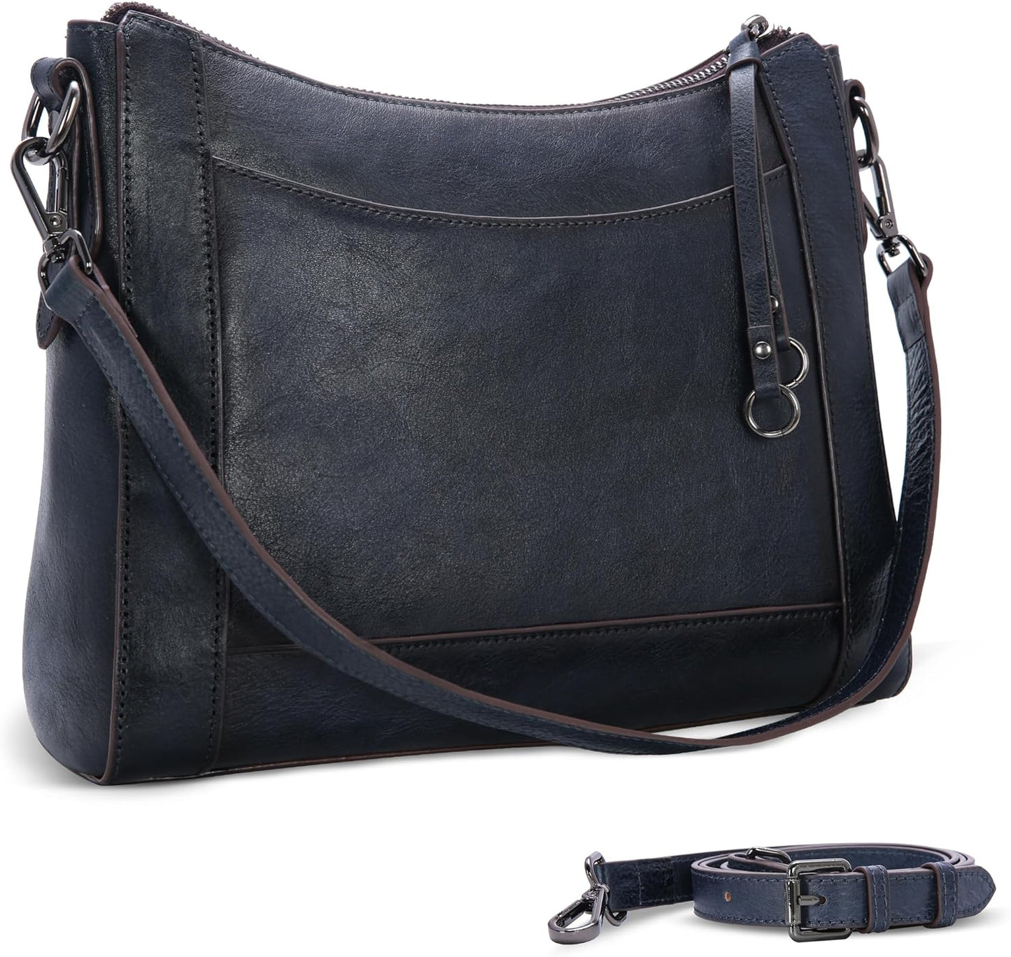 Iswee Leather Crossbody Bags for Women - Stylish Hobo Purse