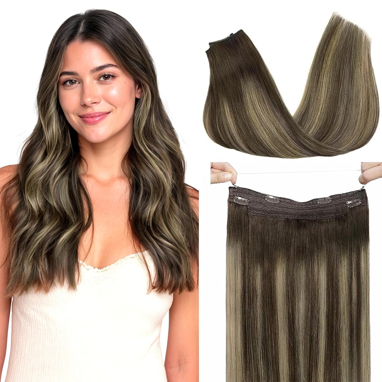 GOO GOO Wire Hair Extensions for Effortless Style and Comfort