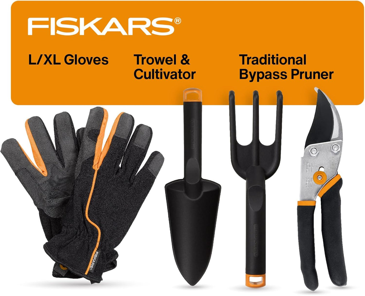 Fiskars House Plant Starter Tool Set for Indoor Gardening Needs