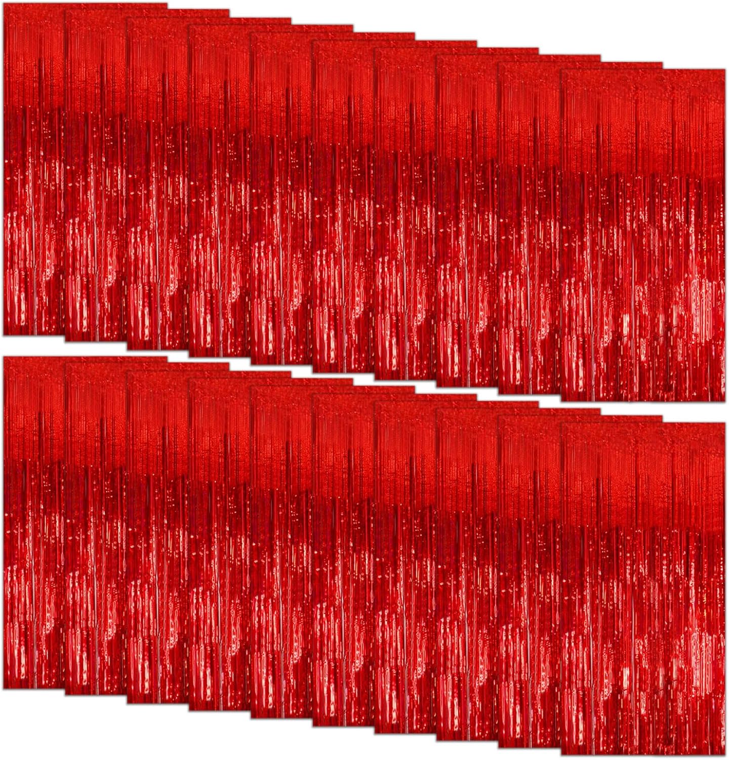 20 Pack Foil Curtain Backdrop for Stunning Party Decorations