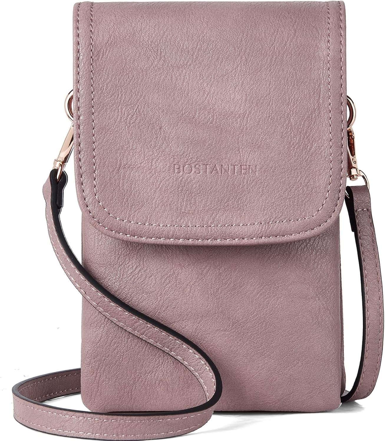 BOSTANTEN Vegan Leather Small Crossbody Bag for Women Stylish