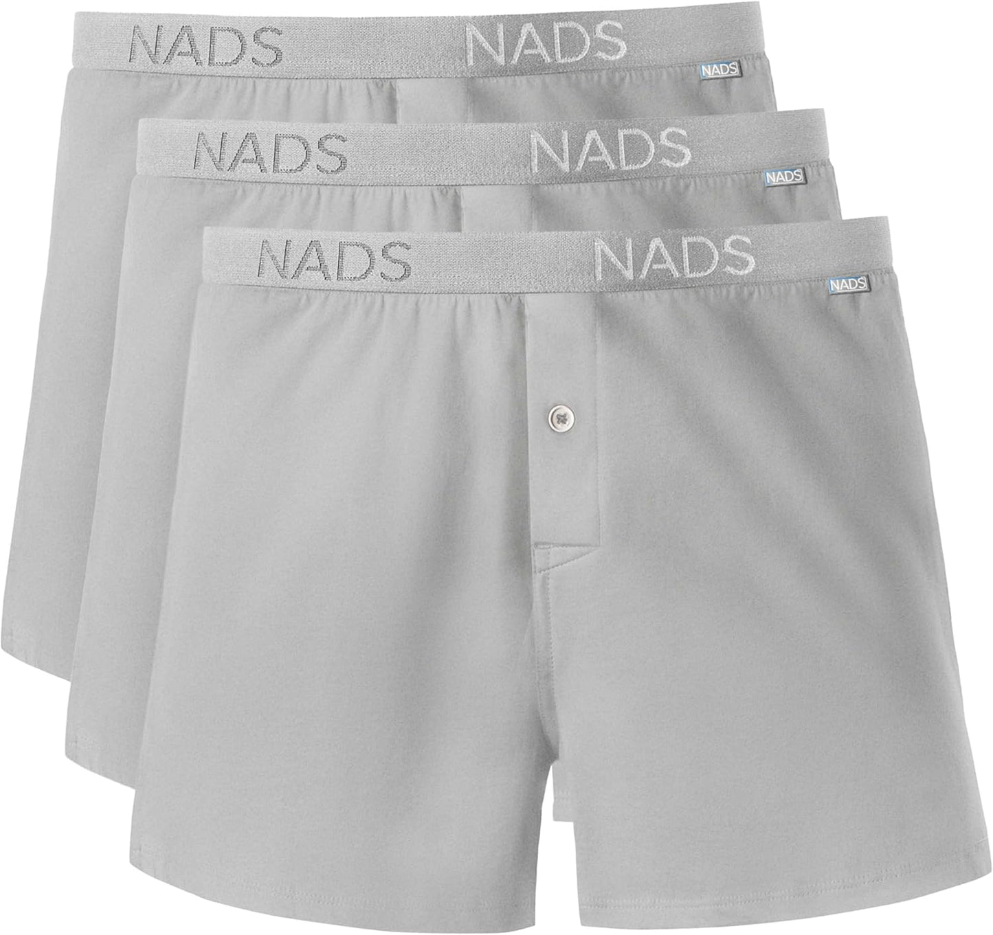 NADS Organic Cotton Boxers for Comfort & Safer Nuts Multi-Pack