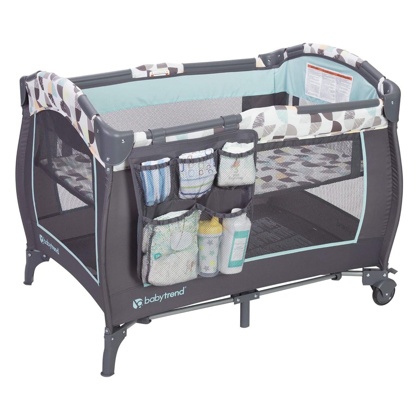 Baby Trend Nursery Center Portable Playard with Bassinet & More