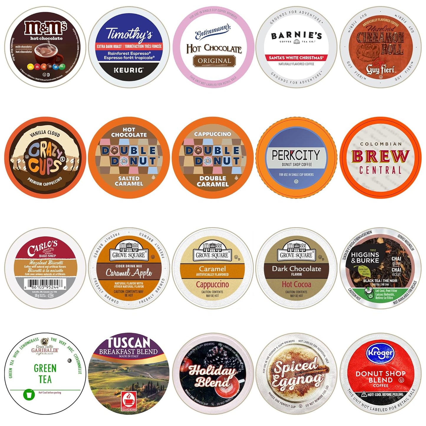 Premium 20 Count Variety K-Cup Sampler