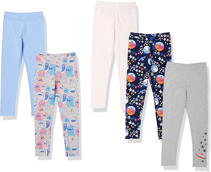 Girls and Toddlers' Leggings Multipacks for Everyday Comfort