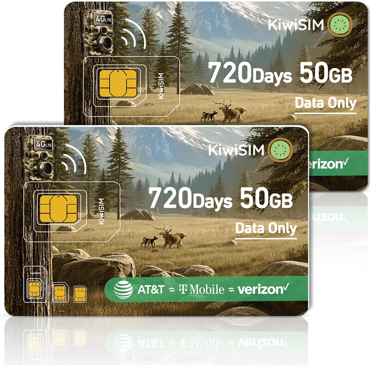 4G LTE IoT Data SIM Card for Hunting & Trail Cameras - 50GB