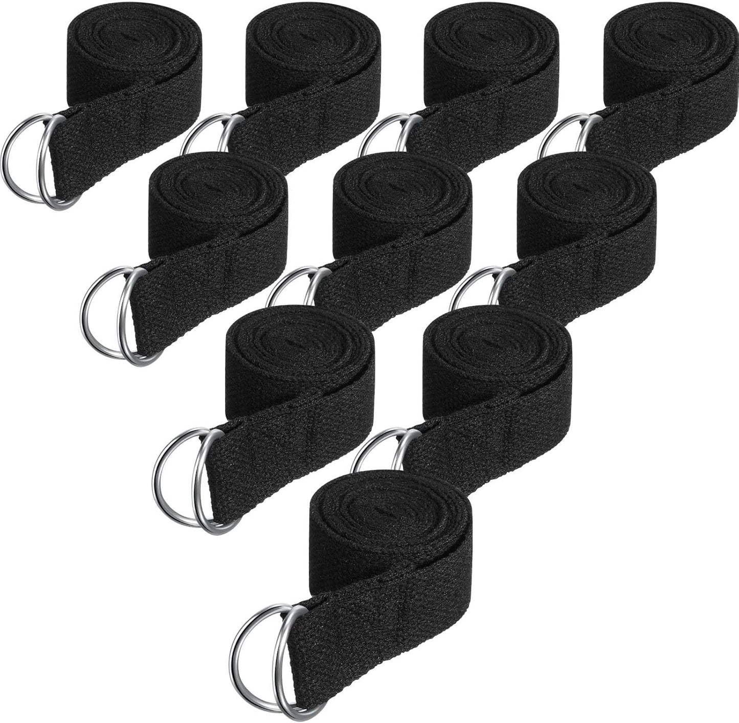 Jerify Flex 6ft Yoga Strap Set - Stretch & Flexibility