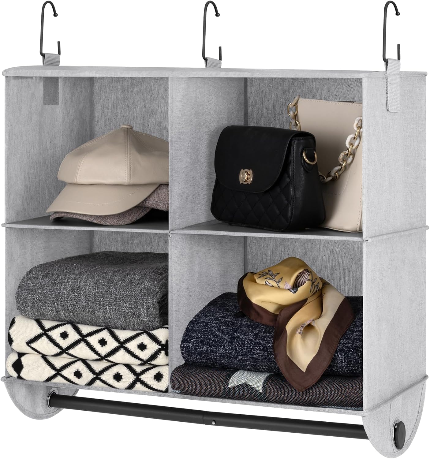 StorageWorks Hanging Closet Organizer for Efficient Space Saving