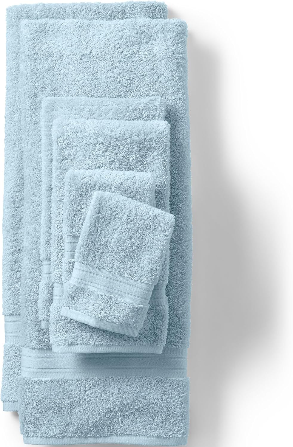 Supima Towel Set in Dusty Blue - Luxurious 6 Piece Collection