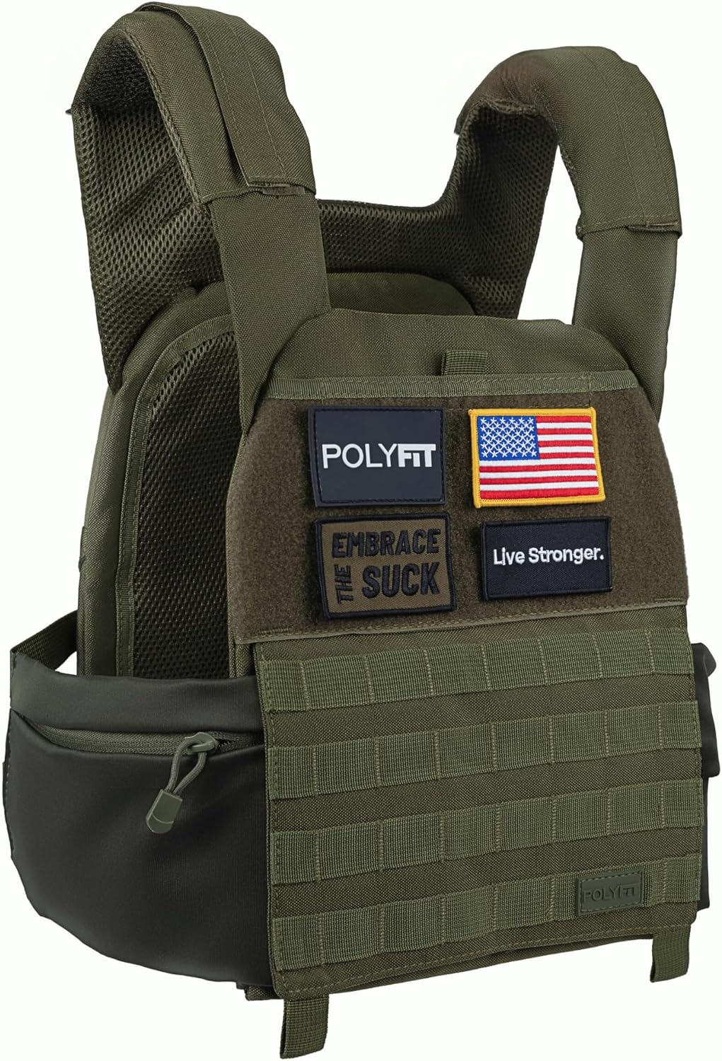 POLYFIT Weighted Vest for Strength and Endurance Training
