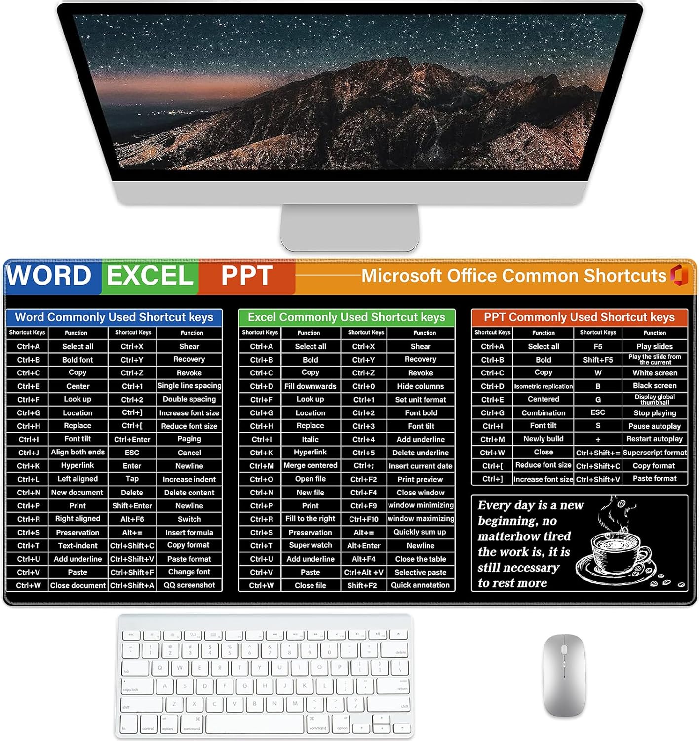 Large Non-Slip Office Desk Pad - Improve Productivity!