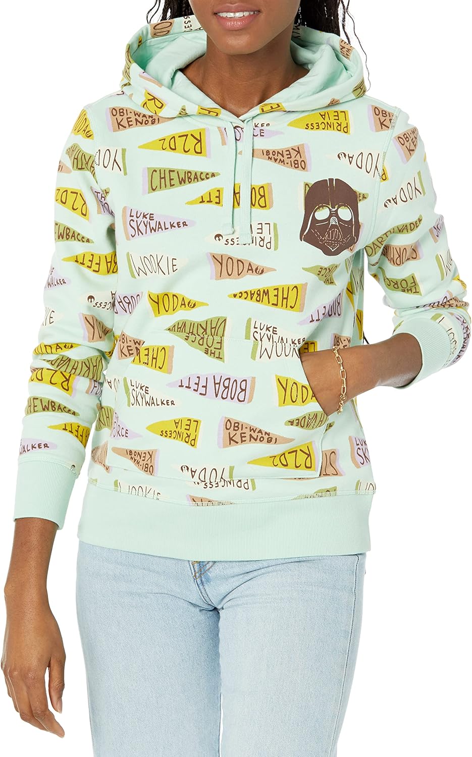 Disney Marvel Star Wars Princess Women's Fleece Pullover Hoodie