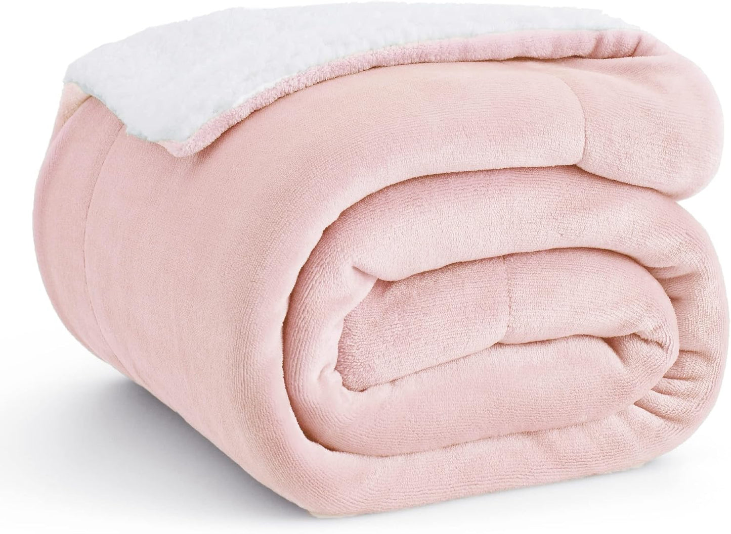 Bedsure GentleSoft Sherpa Fleece Throw Blanket for Cozy Comfort