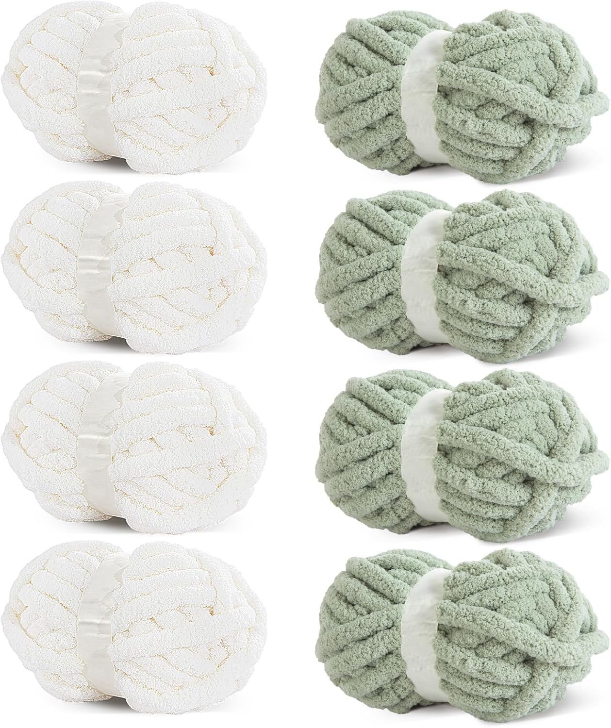 HOMBYS Chunky Yarn for Crocheting, Super Bulky Soft Yarn