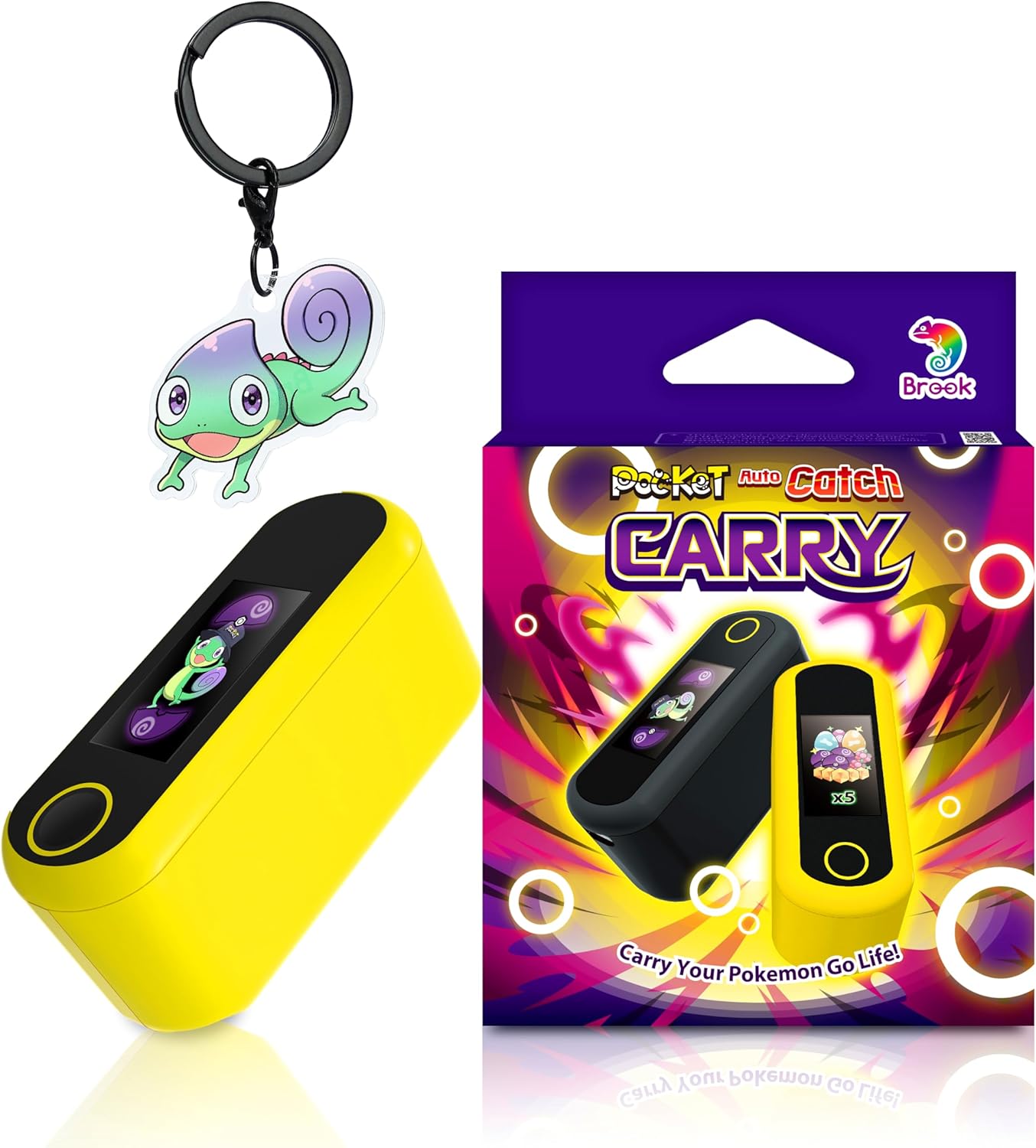 Brook Pocket Auto Catch Carry - Dual Accounts Portable Device