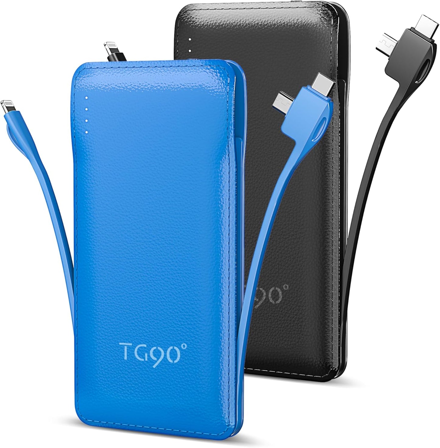 TG90 2-Pack Slim Power Bank - 10000mAh Capacity