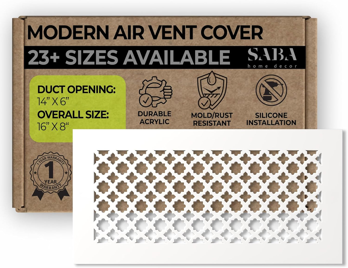 SABA Home Decor Air Vent Cover Grille for Stylish Interiors