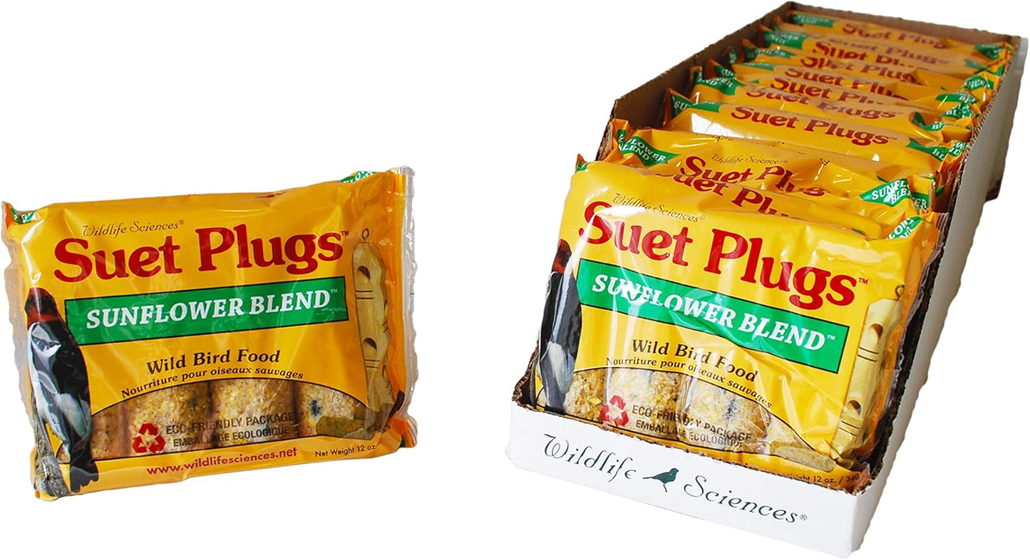Wildlife Sciences Suet Plugs for Attracting Birds - 48 Pack