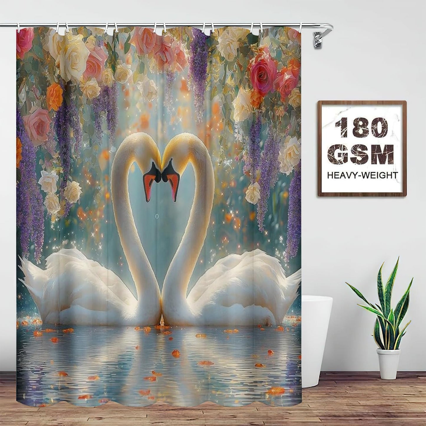 Amagical Swan Lake Valentine's Day Shower Set