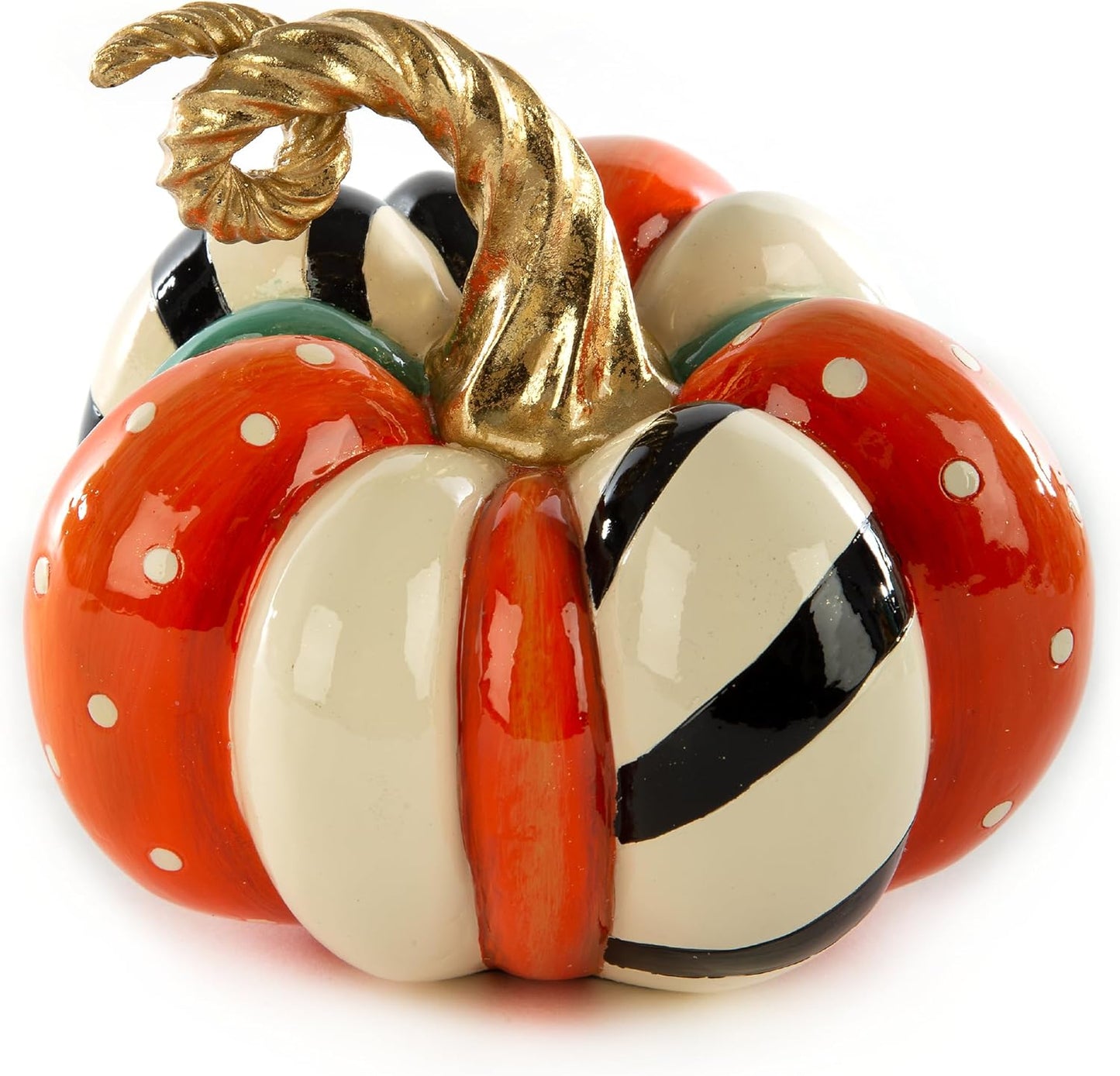Mini Patchwork Spice Pumpkin Decorative Resin Autumn Decor