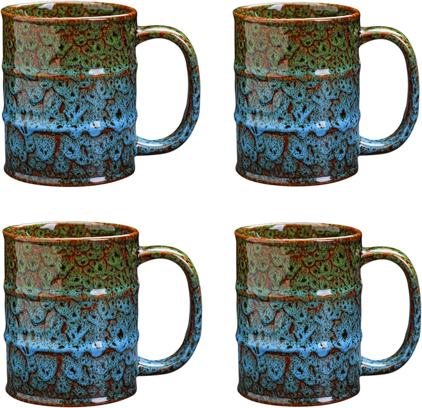 Large 20 oz Ceramic Tea Cup - Perfect for Home and Office Use
