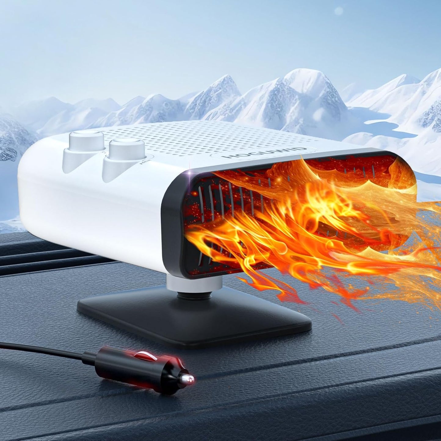 HOGUWID 12V Car Heater: Fast Heating/Cooling, Low Sound