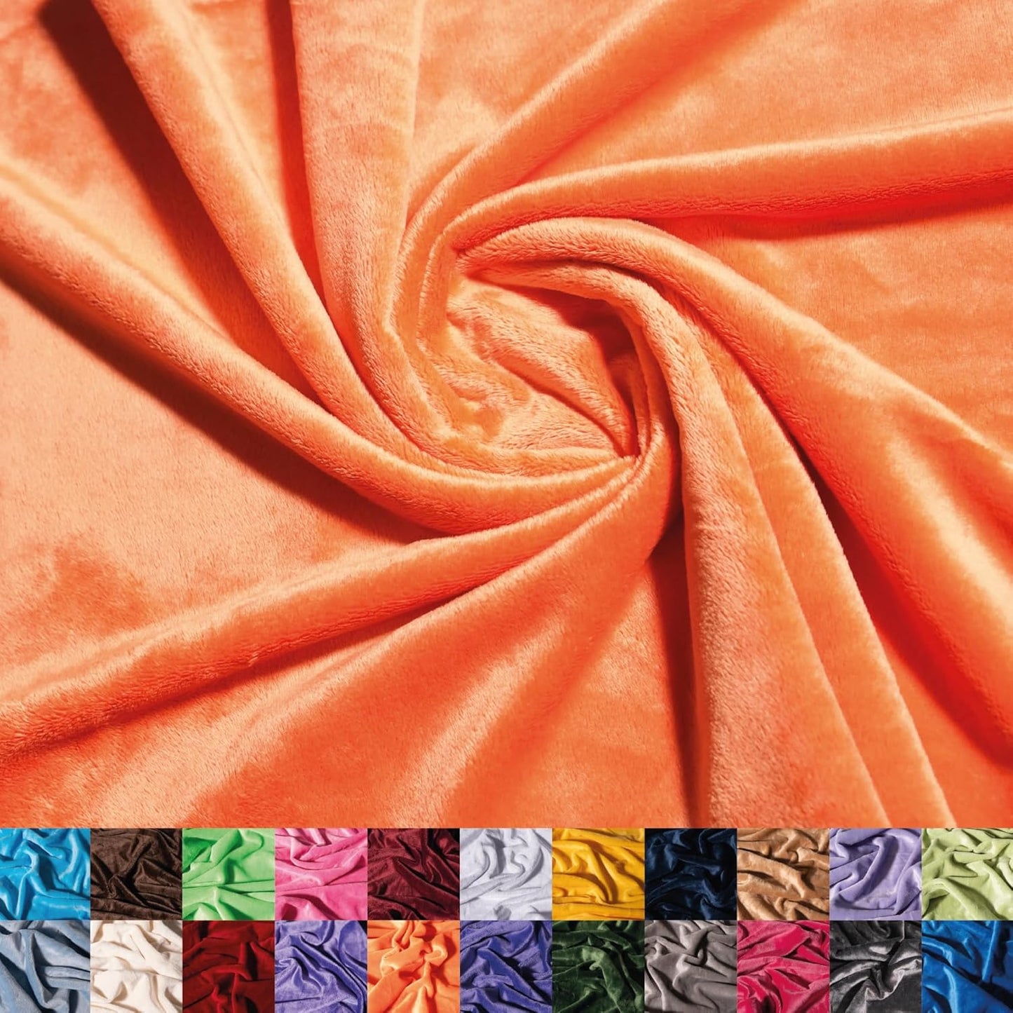 Ultra-Soft Aqua Minky Fabric for Blankets and Apparel Projects